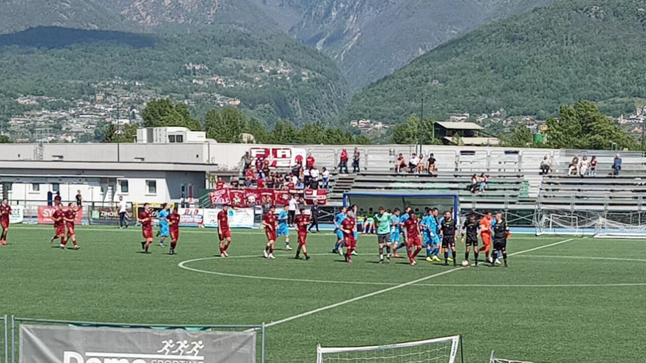 La Juve Domo batte l'Arona 3-1, succede tutto nel primo tempo