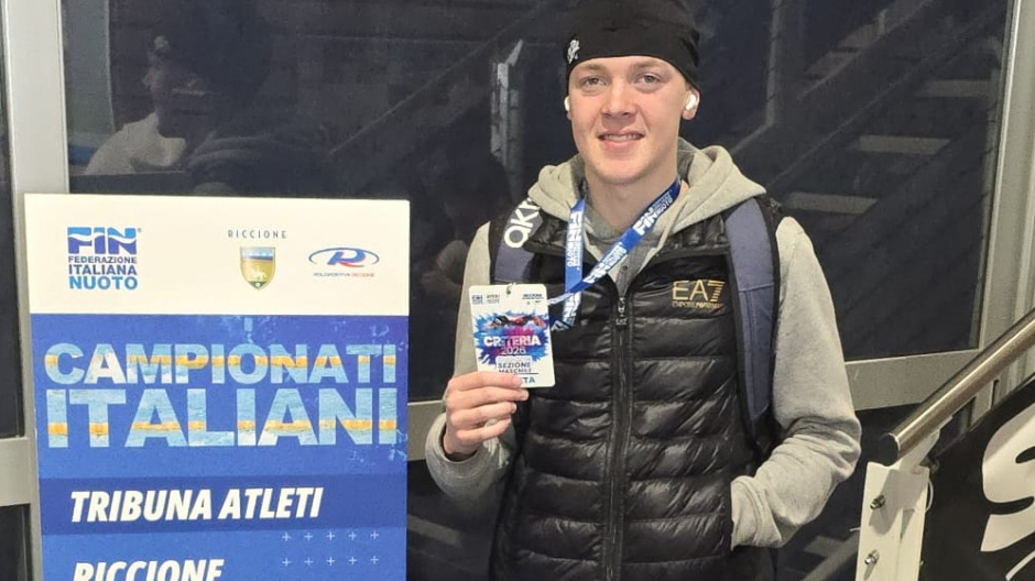 Ciumeti buon piazzato alle finali degli Italiani giovanili di nuoto