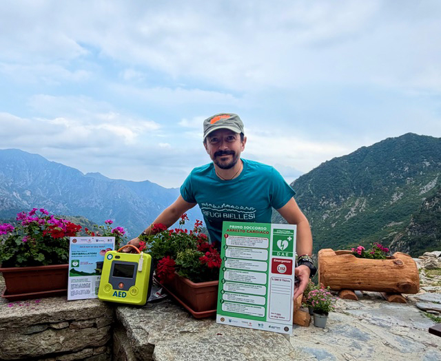 Defibrillatori in quota nei rifugi del Biellese